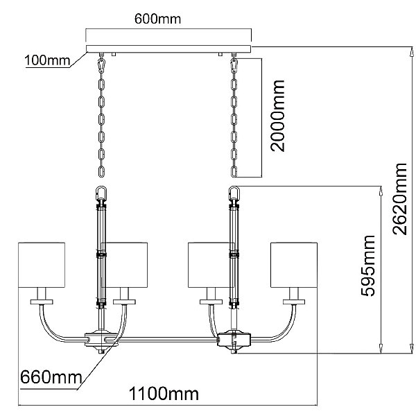 Подвесная люстра Палермо 386017108