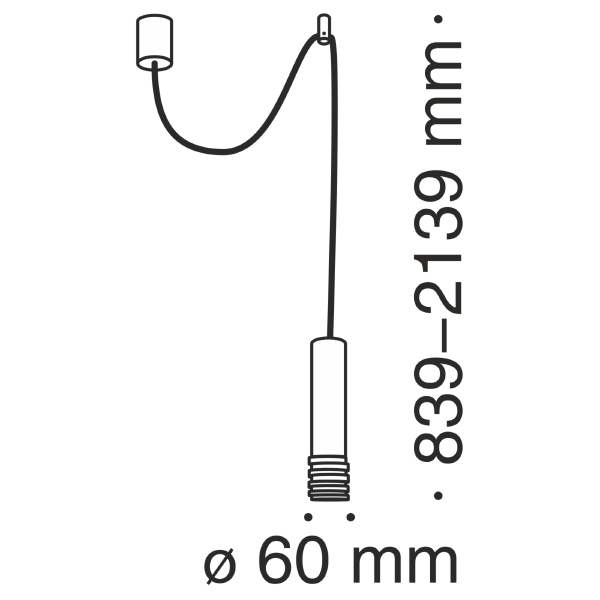 Светильник подвесной Kinzo P025PL-01W