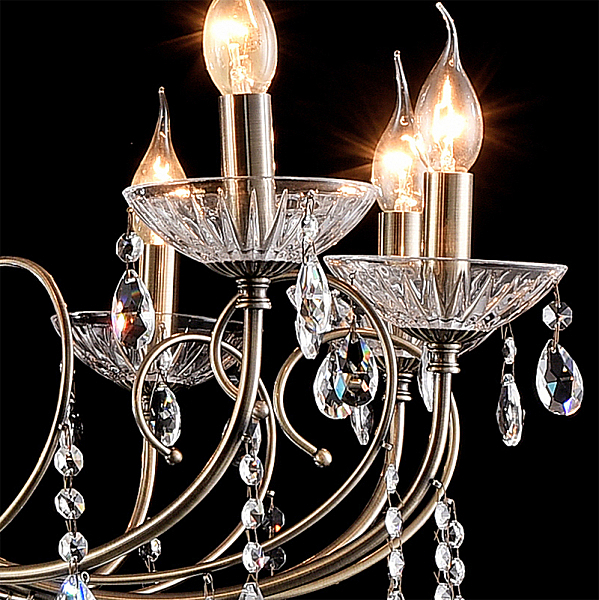 Подвесная люстра Хлоя 0015/12P-AB