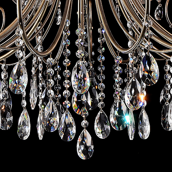 Подвесная люстра Хлоя 0015/12P-AB