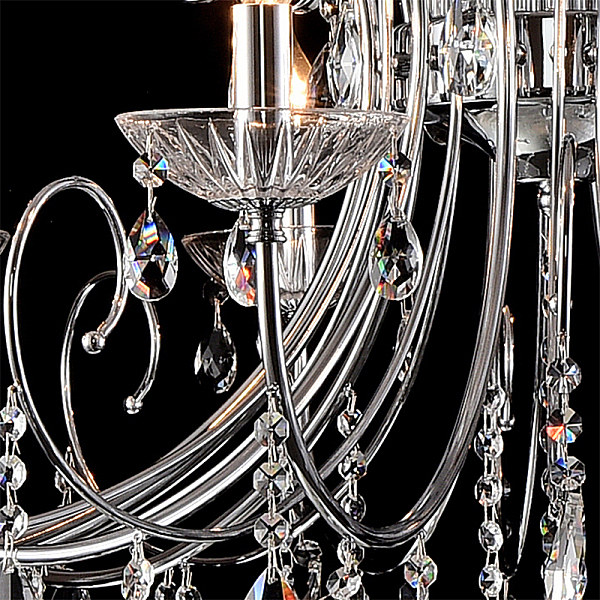 Подвесная люстра Хлоя 0015/12P-CR