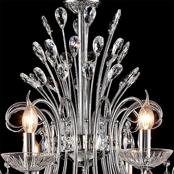 Подвесная люстра Хлоя 0015/12P-CR