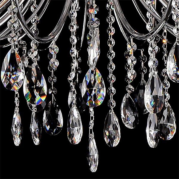 Подвесная люстра Хлоя 0015/12P-CR