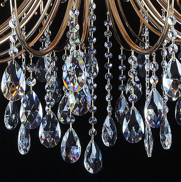 Подвесная люстра Хлоя 0015/12P-FGD