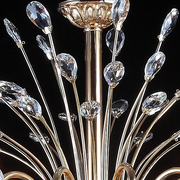 Подвесная люстра Хлоя 0015/12P-FGD