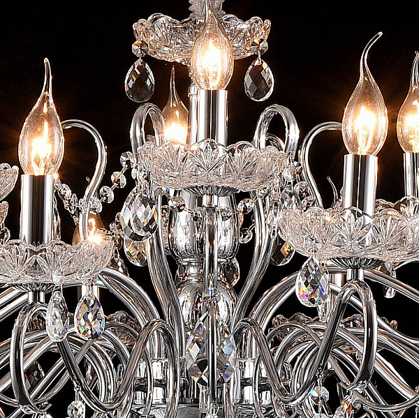 Подвесная люстра Юнона 0016/18P-CR