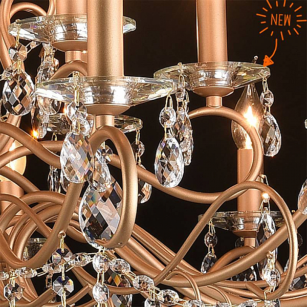 Подвесная люстра Юнона 0016/18P-ITGD