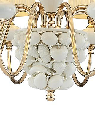 Подвесная люстра Макей 1031/8H-GD-WT