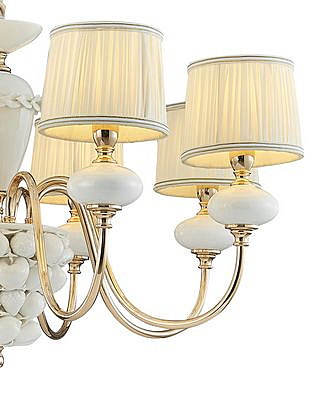 Подвесная люстра Макей 1031/8H-GD-WT