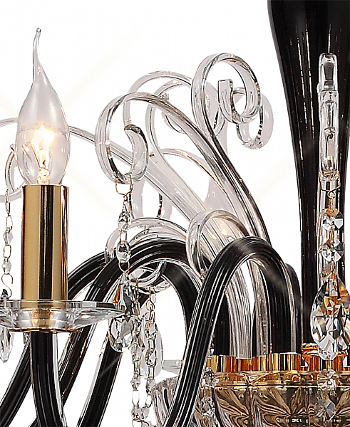 Подвесная люстра Лотер 2025/10H-BKGD