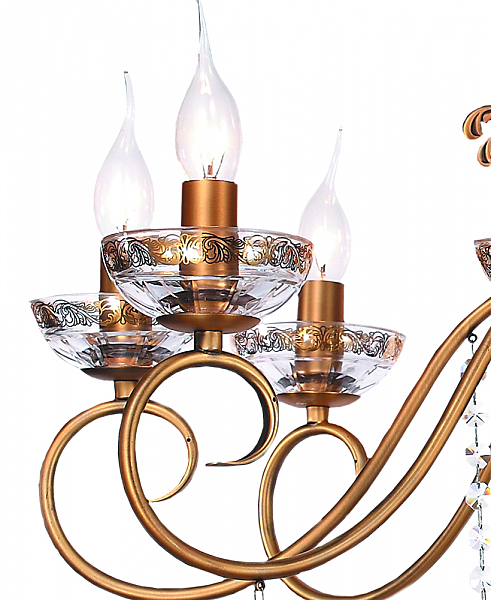 Подвесная люстра Кейнд H17058/10PCC