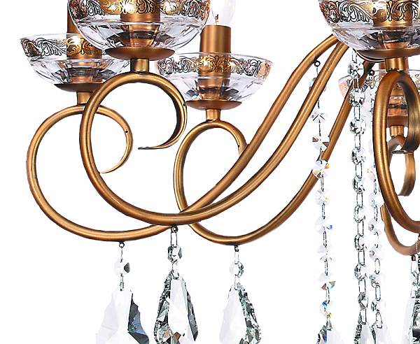 Подвесная люстра Кейнд H17058/10PCC