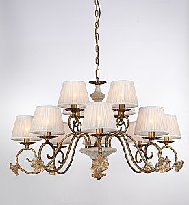 Подвесная люстра Летисия H17075/12PCC