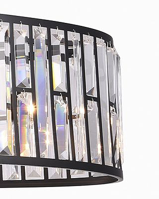 Подвесная люстра Кароль 0003/6P-BK-CL