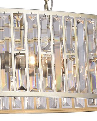 Подвесная люстра Кароль 0003/6P-SRGD-CL