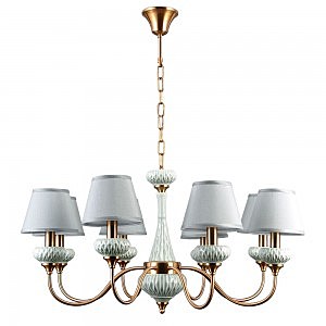 Подвесная люстра Аста 1022/8H-CBR-GRGN