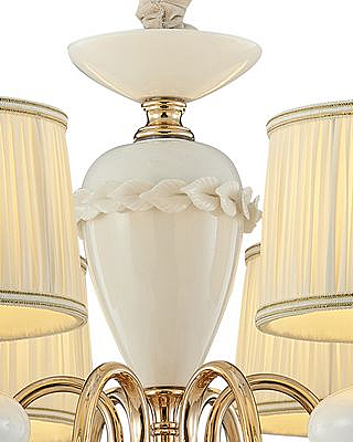 Подвесная люстра Макей 1031/6H-GD-WT