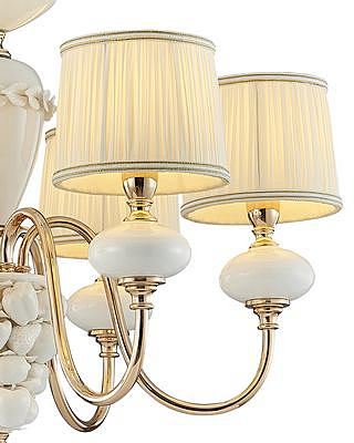 Подвесная люстра Макей 1031/6H-GD-WT