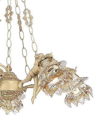 Подвесная люстра Эльза H17050/5YHG