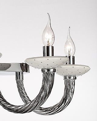 Подвесная люстра Летисия P17076/8CR