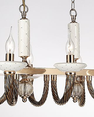 Подвесная люстра Летисия P17076/8FEG