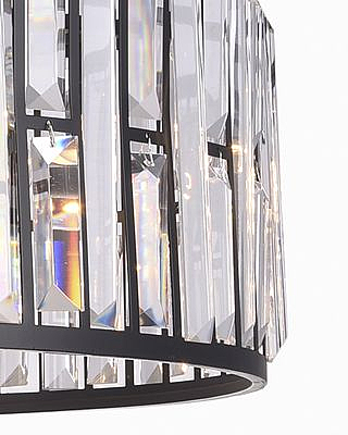 Подвесная люстра Кароль 0003/8P-BK-CL