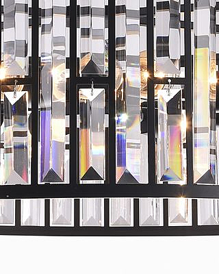 Подвесная люстра Кароль 0003/8P-BK-CL