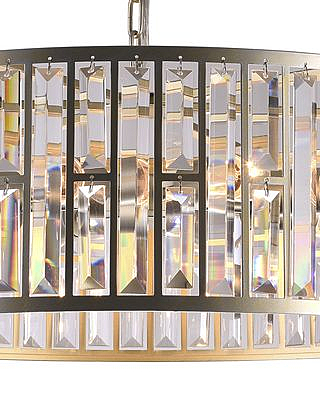 Подвесная люстра Кароль 0003/8P-SRGD-CL