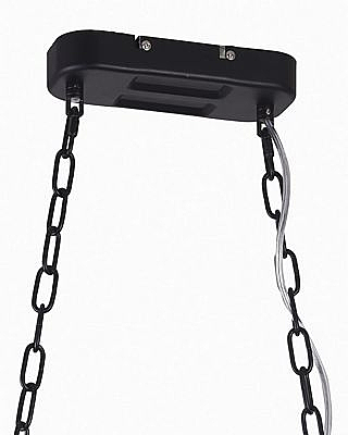 Подвесная люстра Энвер 0004/7P-BK-CL