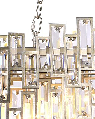 Подвесная люстра Энвер 0004/7P-SRGD-CL