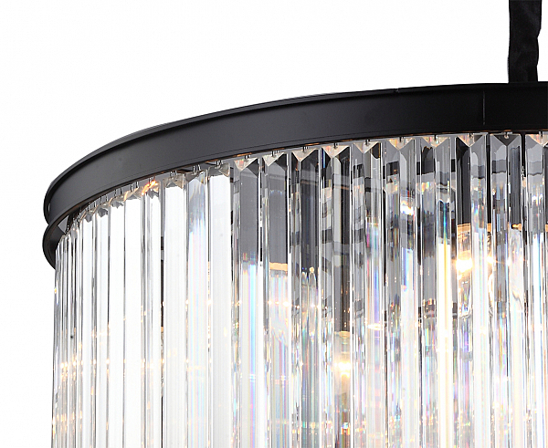 Подвесная люстра Рейн 0014/8P-BK