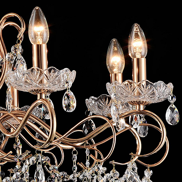 Подвесная люстра Юнона 0016/8P-FGD