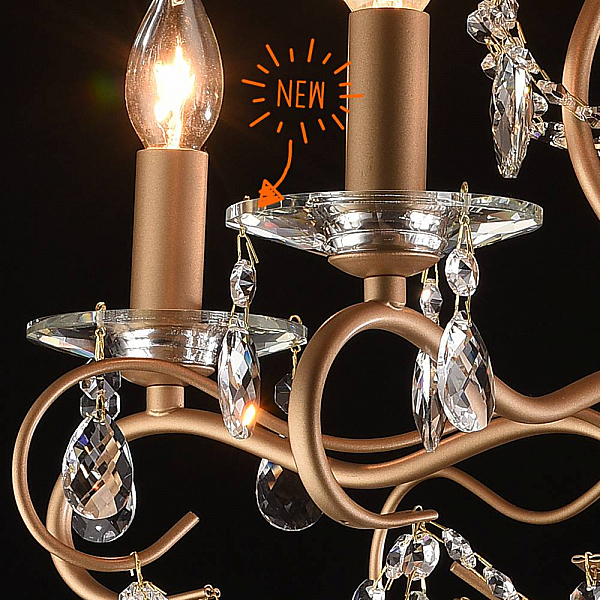 Подвесная люстра Юнона 0016/8P-ITGD