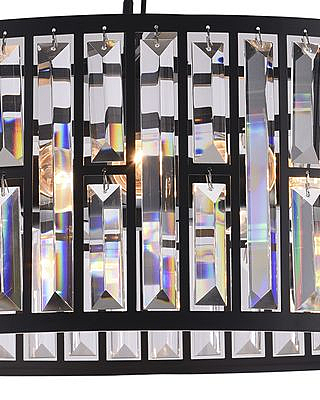 Подвесная люстра Кароль 0003/5P-BK-CL