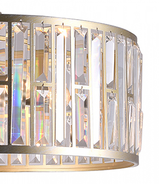 Подвесная люстра Кароль 0003/5P-SRGD-CL