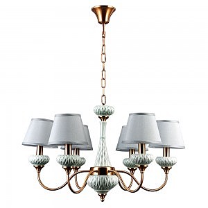 Подвесная люстра Аста 1022/6H-CBR-GRGN