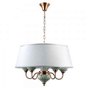 Подвесная люстра Аста 1022/5P-CBR-GRGN