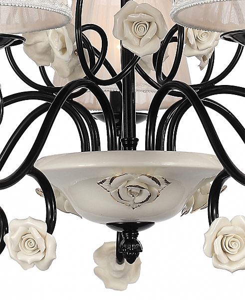 Подвесная люстра Летисия H17079/7GBK