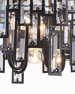 Подвесная люстра Энвер 0004/5P-BK-CL