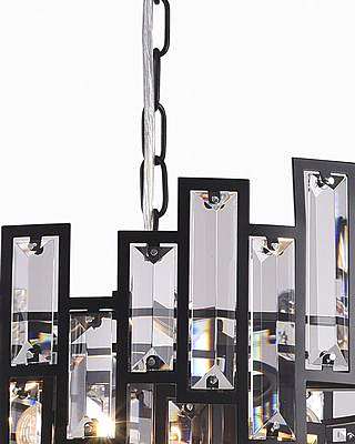 Подвесная люстра Энвер 0004/5P-BK-CL