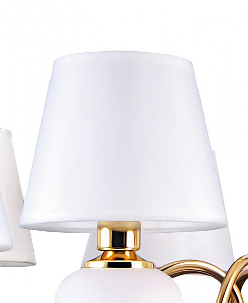 Подвесная люстра Клэр 1019/8H-GD-WT