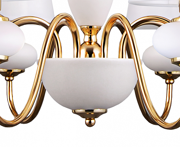 Подвесная люстра Клэр 1019/8H-GD-WT