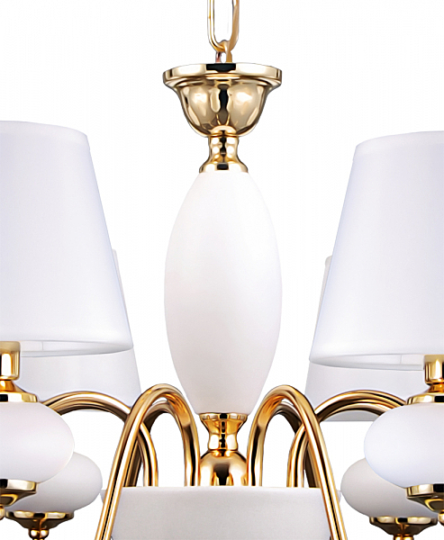 Подвесная люстра Клэр 1019/8H-GD-WT