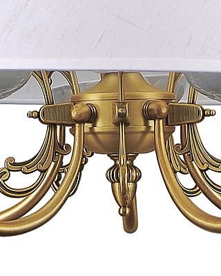 Подвесная люстра Лива 1025/5P-AB-WT