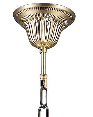 Подвесная люстра Лива 1025/5P-AB-WT