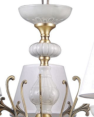 Подвесная люстра Лива 1025/5H-AB-WT