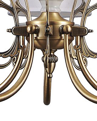 Подвесная люстра Лива 1025/5H-AB-WT