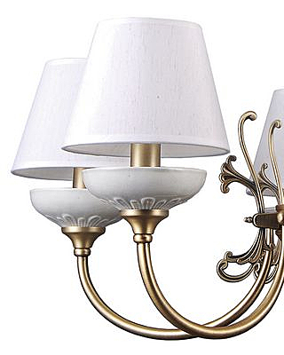 Подвесная люстра Лива 1025/5H-AB-WT