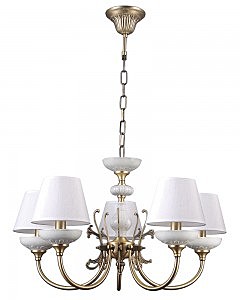 Подвесная люстра Лива 1025/5H-AB-WT