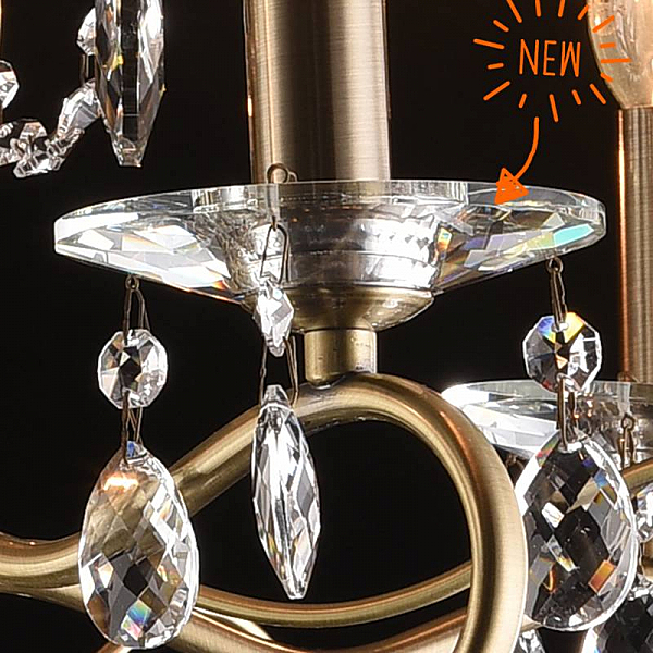 Подвесная люстра Юнона 0016/5P-AB